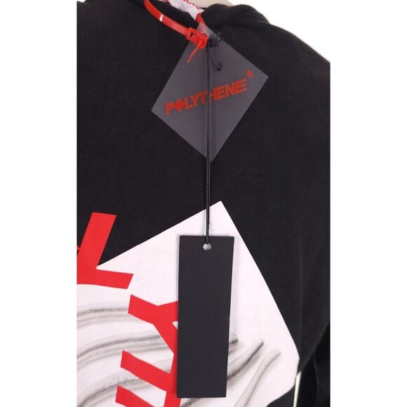 Polythene Optics Silver Stems Long Sleeve T-Shirt Size M Mens Black - Picture 9 of 11